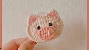 成人针织发卡编织教程视频,轻松学会编织时尚成人针织发卡